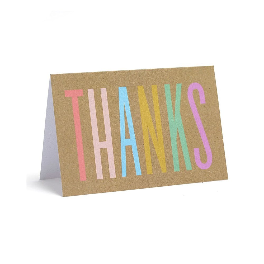 Kraft With Bright Text Thank You Cards Gartner Studios Cards - Thank You 19454