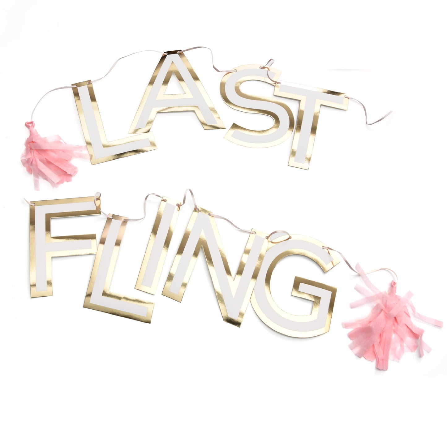 Last Fling Décor Kit - Straws, Picks + Banner Gartner Studios Paper Straws 55695