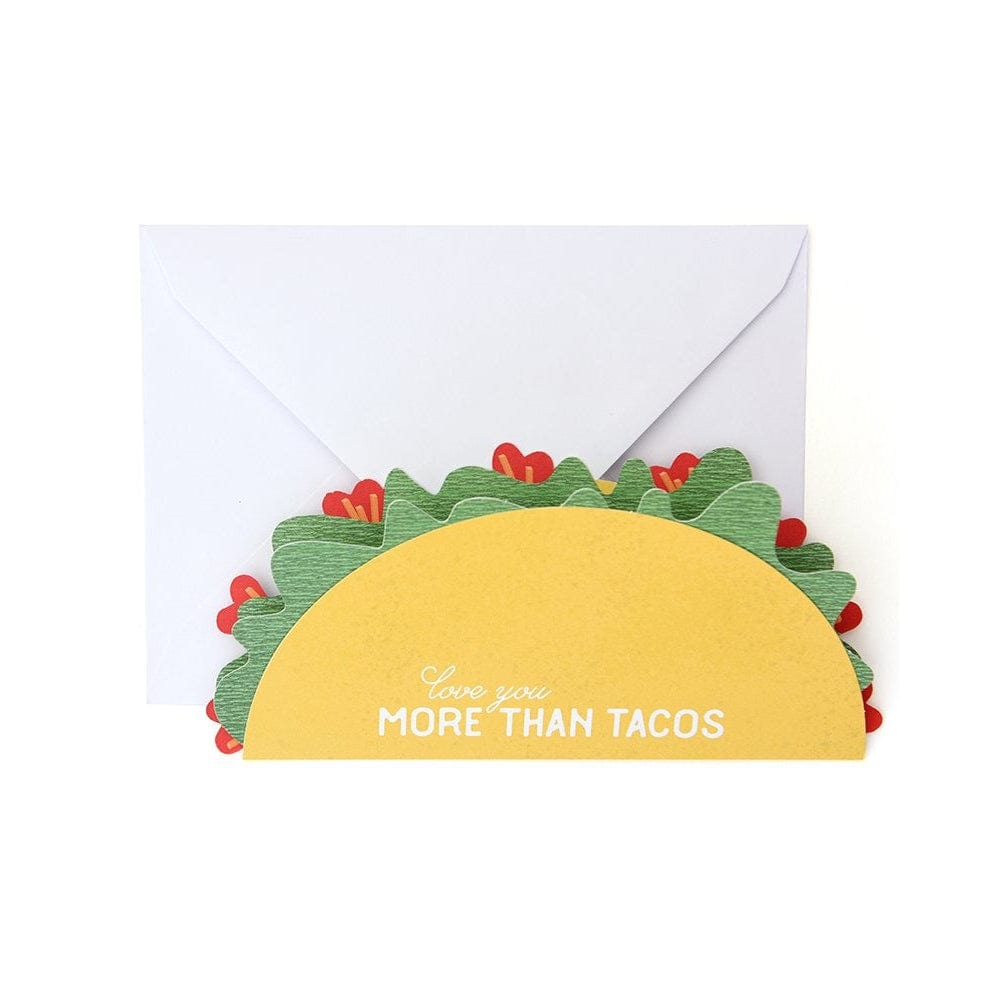 Love You More Than Tacos' Valentine's Day Card With Gold Foil Gartner Studios Cards - Valentine's Day 39745