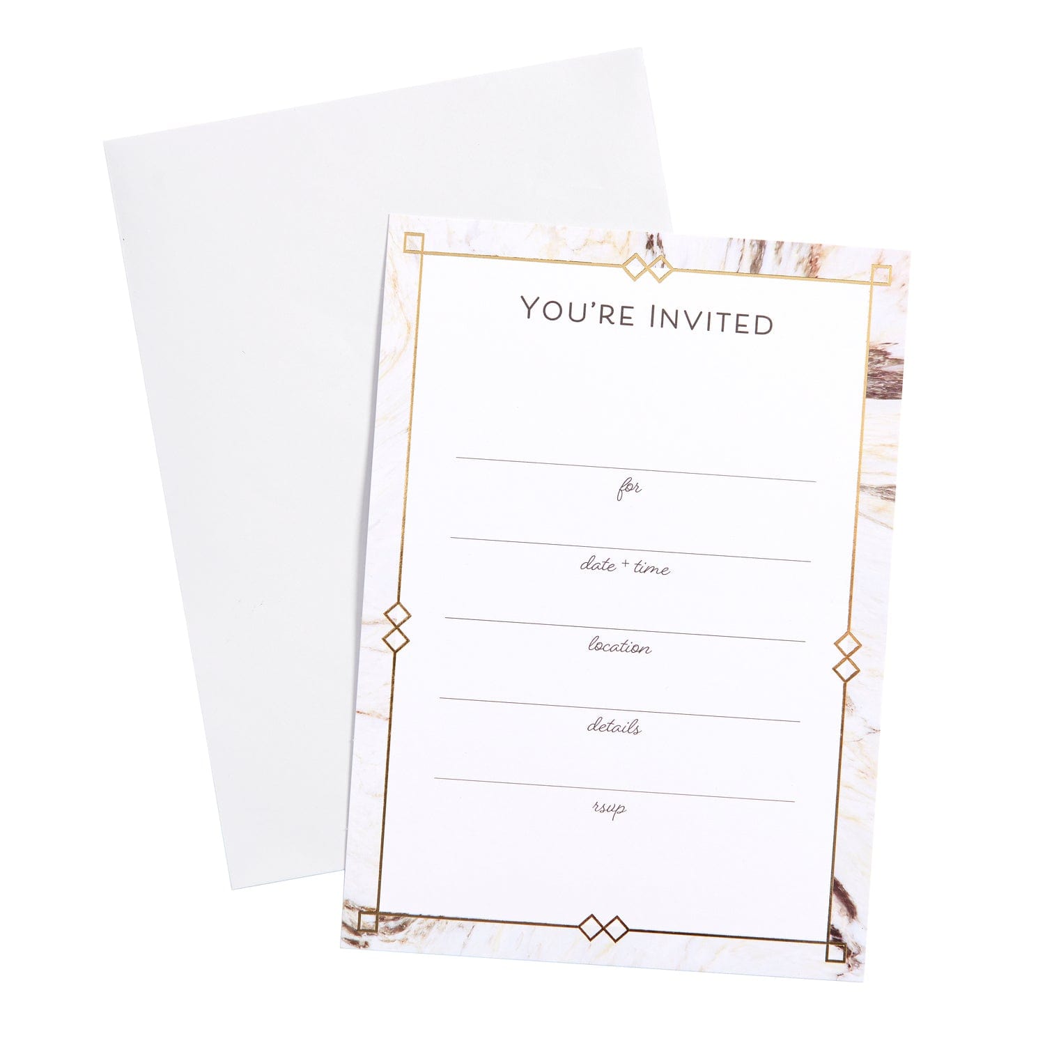 Marble - Hand-write or Print Your Own Invitations - Set of 20 Gartner Studios Invitations 94132