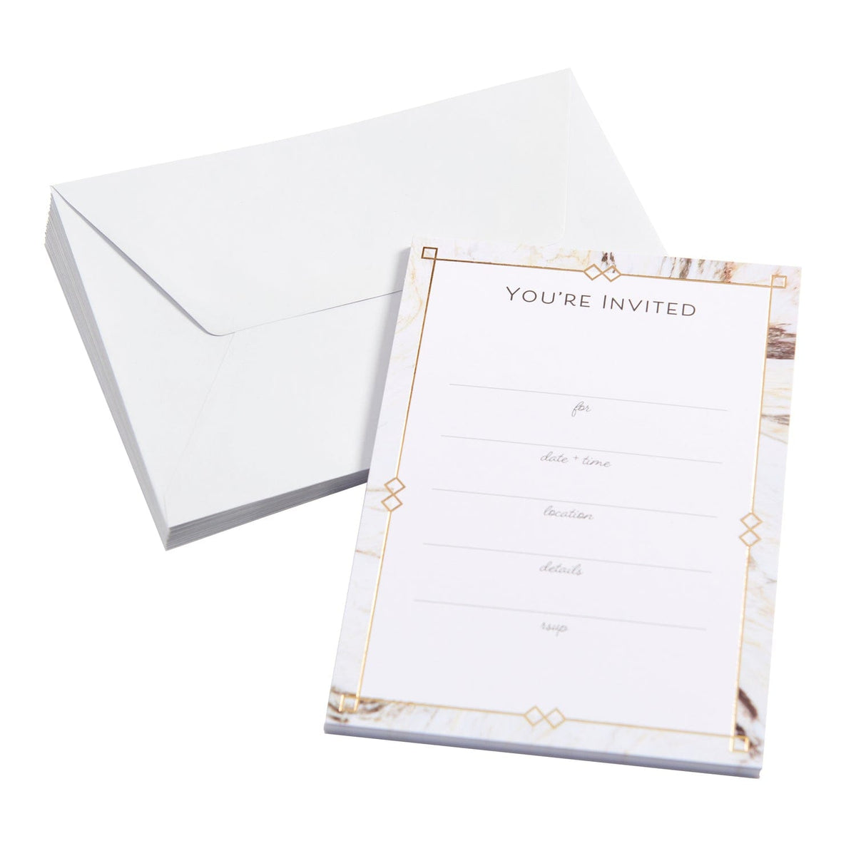 Marble - Hand-write or Print Your Own Invitations - Set of 20 Gartner Studios Invitations 94132
