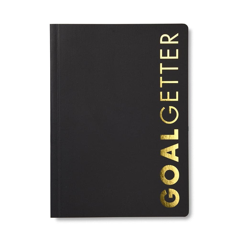 Matte Black & Gold Foil 'goal Getter' Goals Journal Gartner Studios Journals 52383