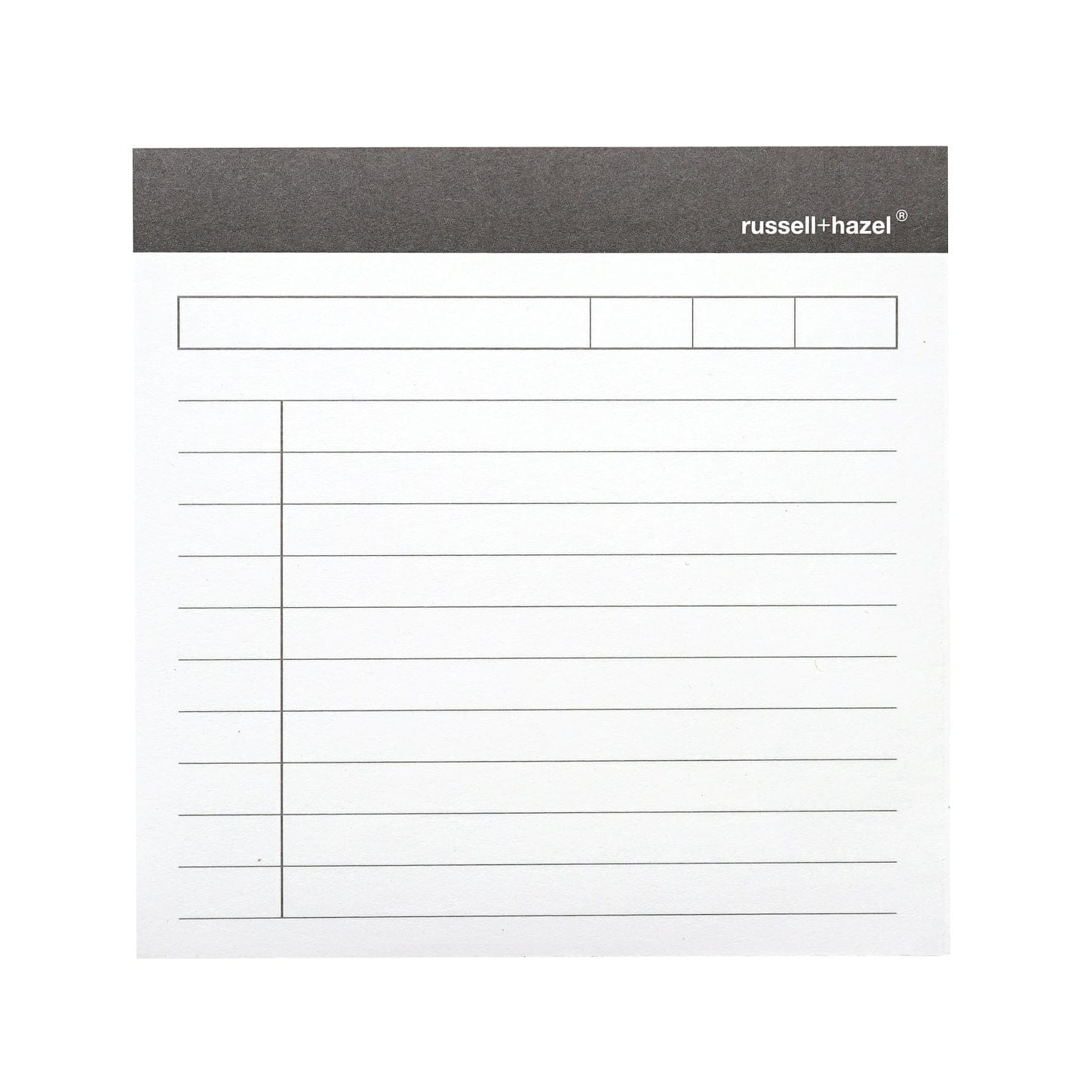 Memo Adhesive Notes- Charcoal russell+hazel Sticky Notes 34621