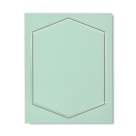 Mint & Silver Foil Note Cards Gartner Studios Note Cards 27498
