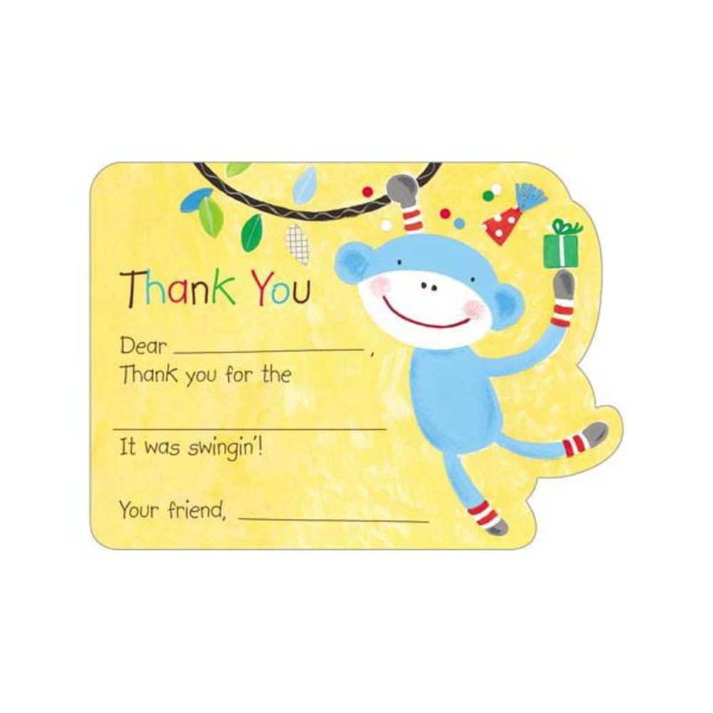 Monkey Thank You Cards Gartner Studios Cards - Thank You 44111