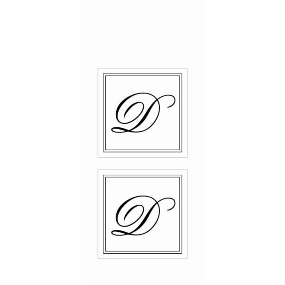 Monogram Envelope Seal Stickers D Gartner Studios Seals 86157