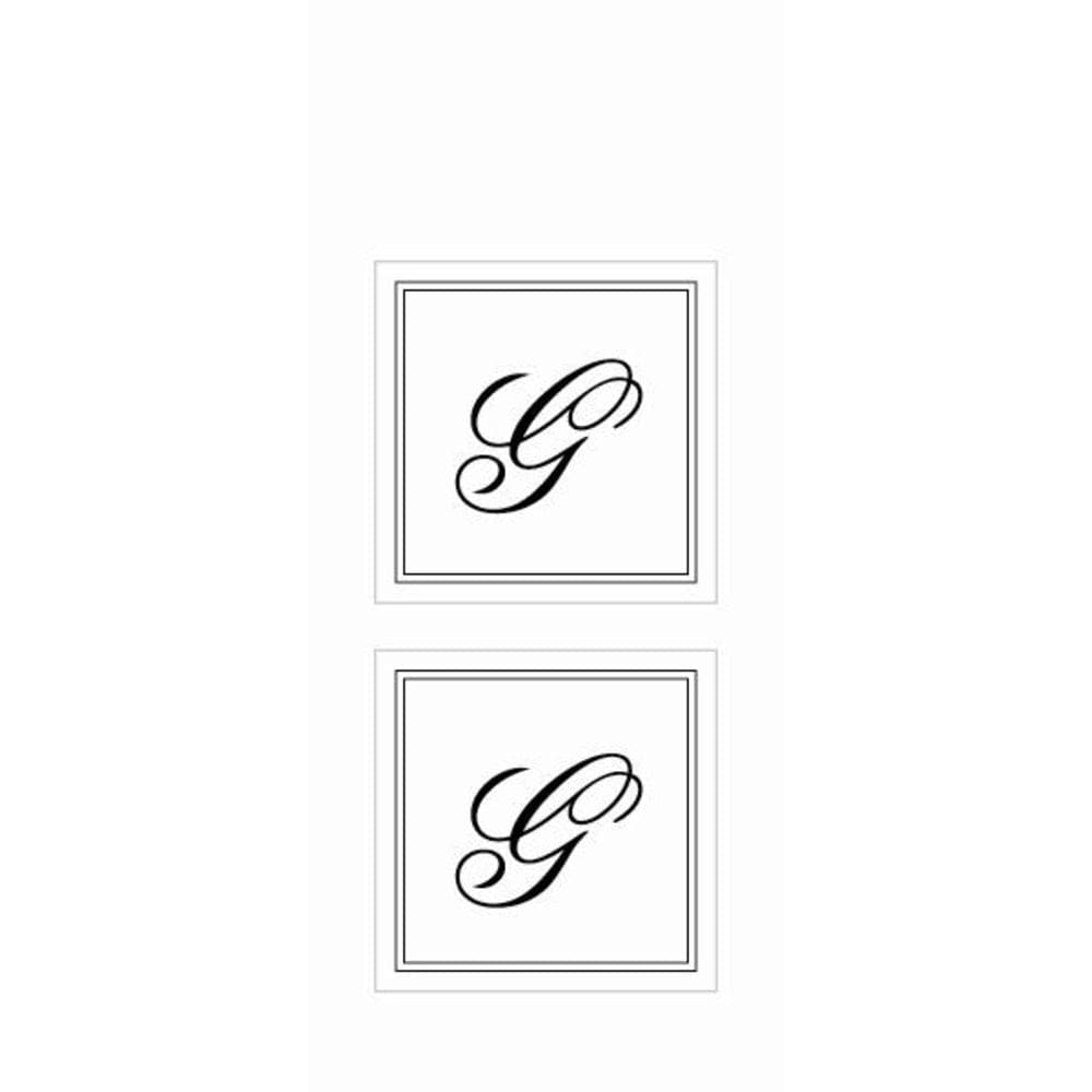 Monogram Envelope Seal Stickers G Gartner Studios Seals 86160