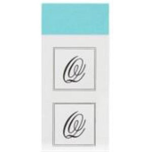 Monogram Envelope Seal Stickers Q Gartner Studios Seals 67769