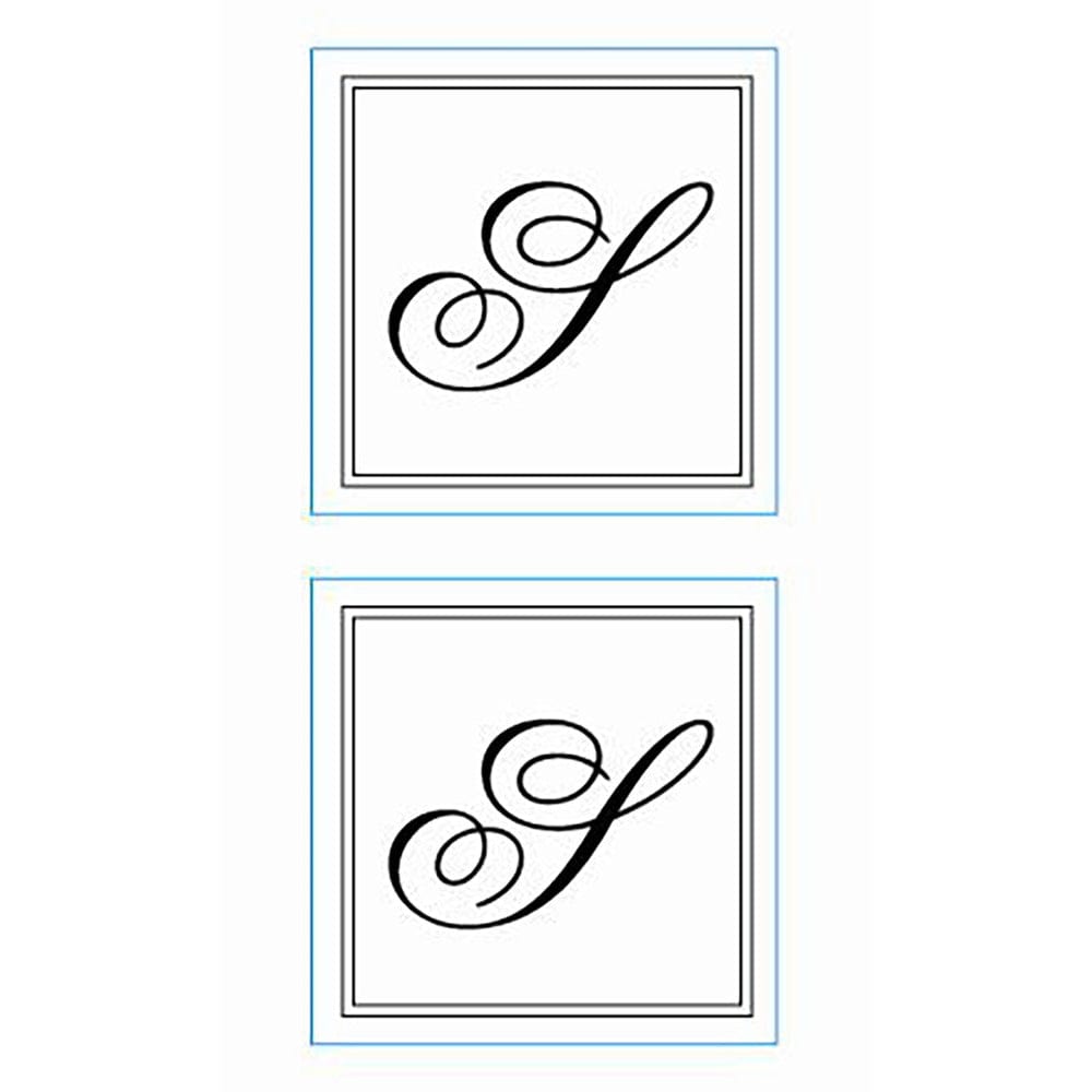 Monogram Envelope Seal Stickers S Gartner Studios Seals 86177