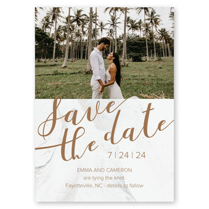 Mostly Marble Save The Date Gray Gartner Studios Save The Dates 96023