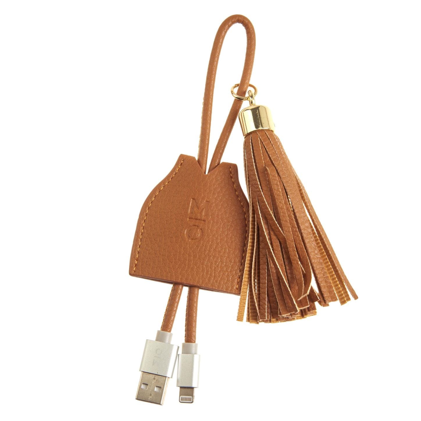 Motile Tassel Cord with Lightning Connection, Camel, Size: Cord Length: 12.75 inch
