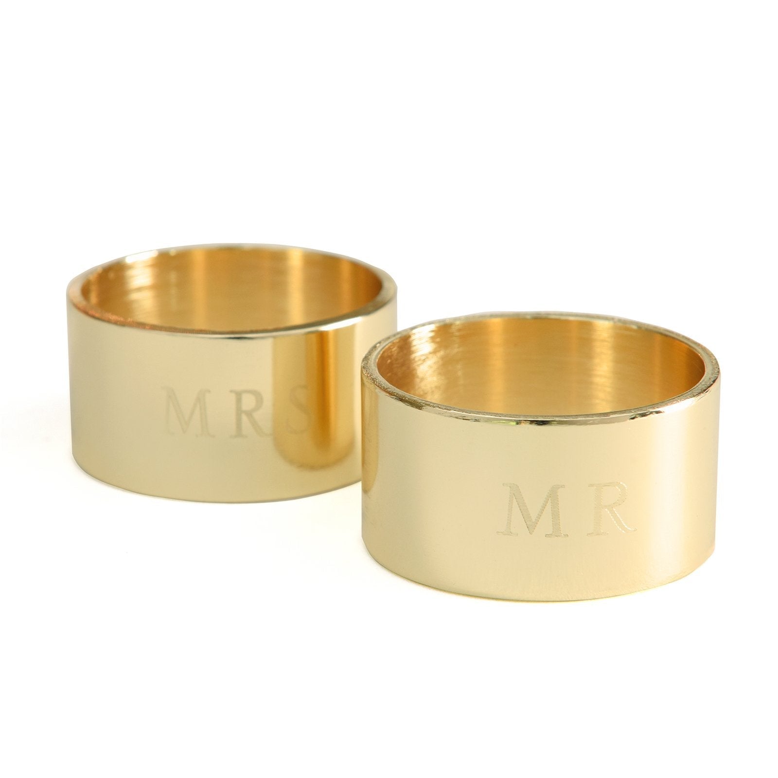 Mr and Mrs Napkin Rings - 2 Count Gartner Studios Napkin Ring 36155