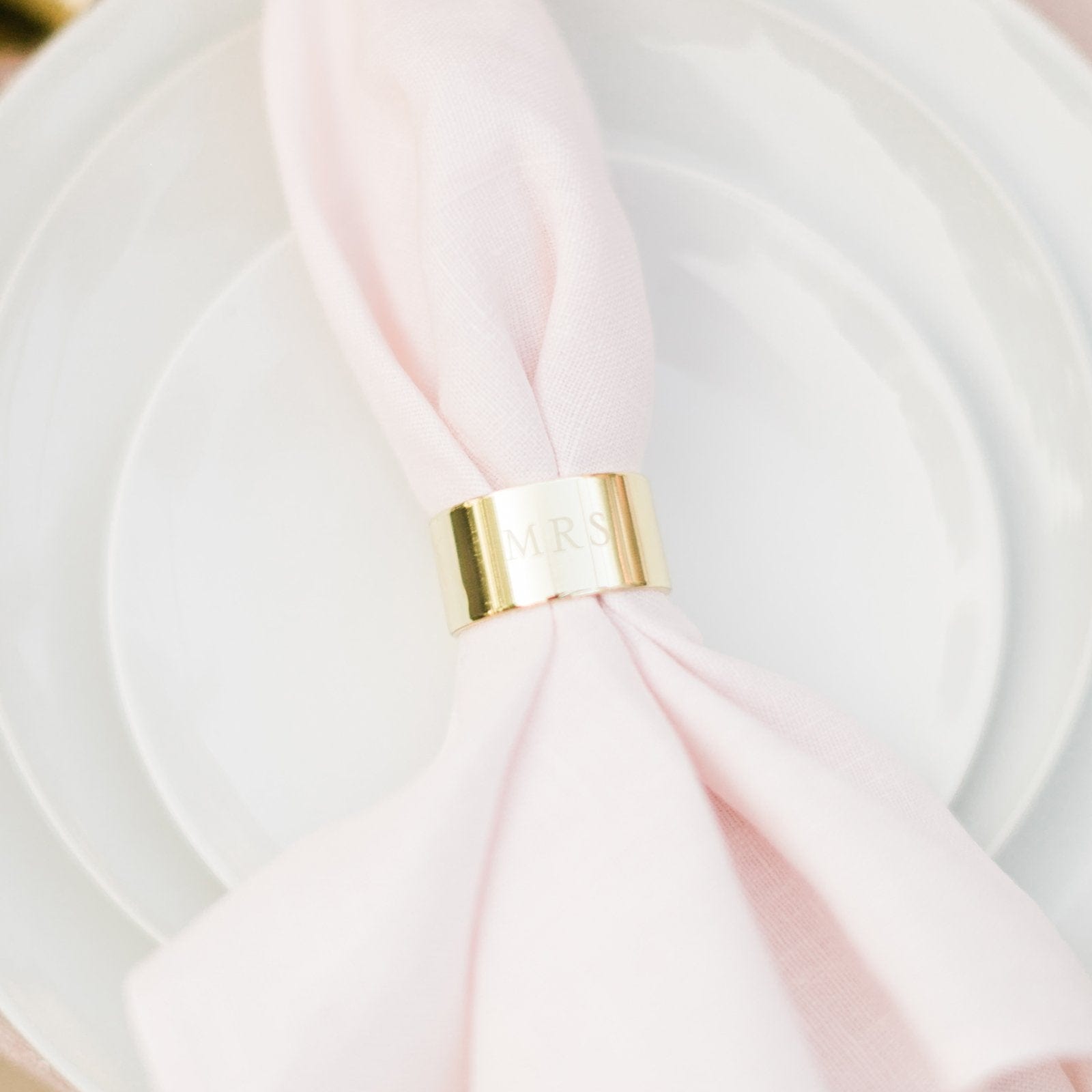 Mr and Mrs Napkin Rings - 2 Count Gartner Studios Napkin Ring 36155
