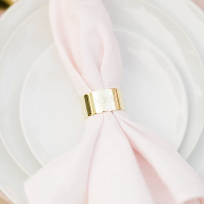 Mr and Mrs Napkin Rings - 2 Count Gartner Studios Napkin Ring 36155