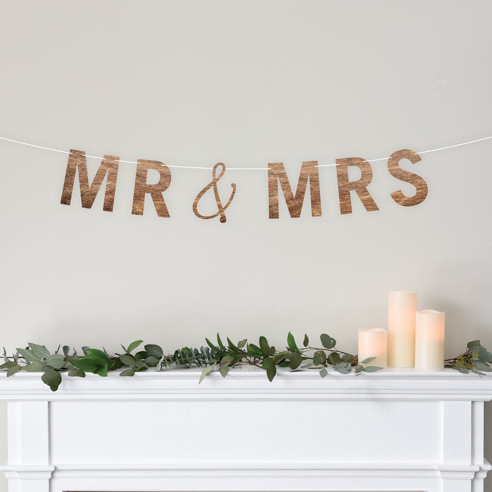 Mr & Mrs Wedding Banner Gartner Studios Neon Sign 34959