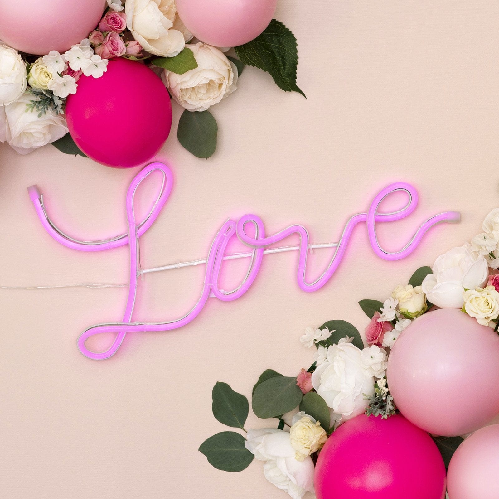 Neon Pink 'Love' Sign Gartner Studios Neon Sign 34954