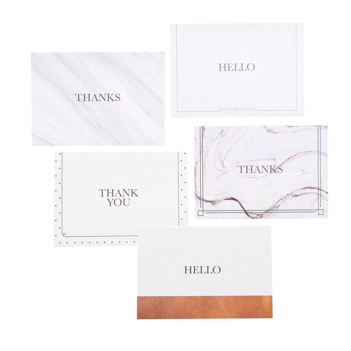Neutral Assorted Notecards - Set of 100 Gartner Studios Cards - Thank You 94133