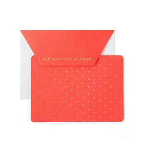 *Not Sent From My Phone All Occasion Cards With Gold Foil Gartner Studios Cards 25731