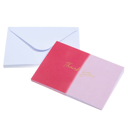 Ombre + Speckle Notecard Set - 50 Count Gartner Studios Cards - Thank You 59735