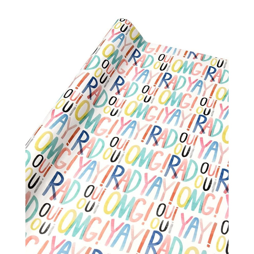 Omg! Text Wrapping Paper Gartner Studios Wrapping Paper 34442