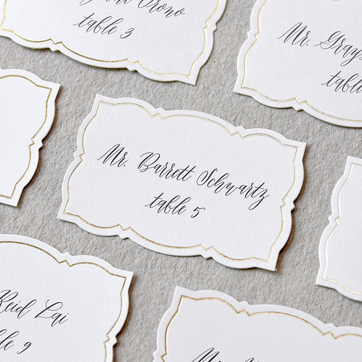 Ornate Border Place Cards 50 Count Style Me Pretty Gartner Studios