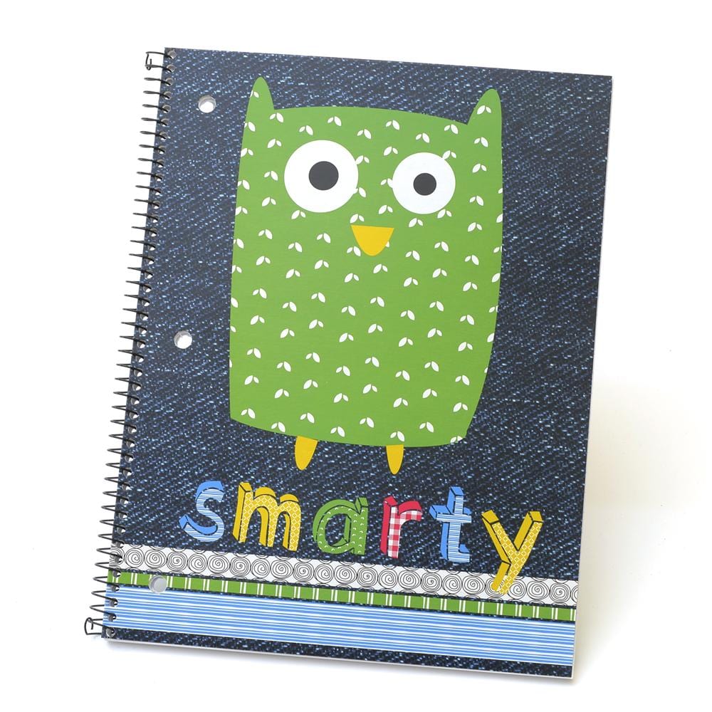 Owl Notebook Wide Ruled 80 Sheet Gartner Studios Notebooks 58507