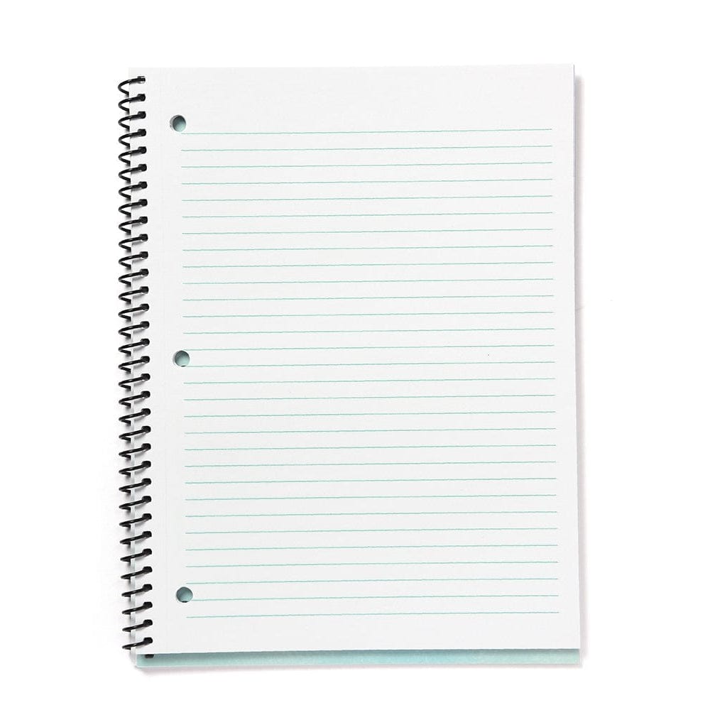 Spiral Notebook Paper