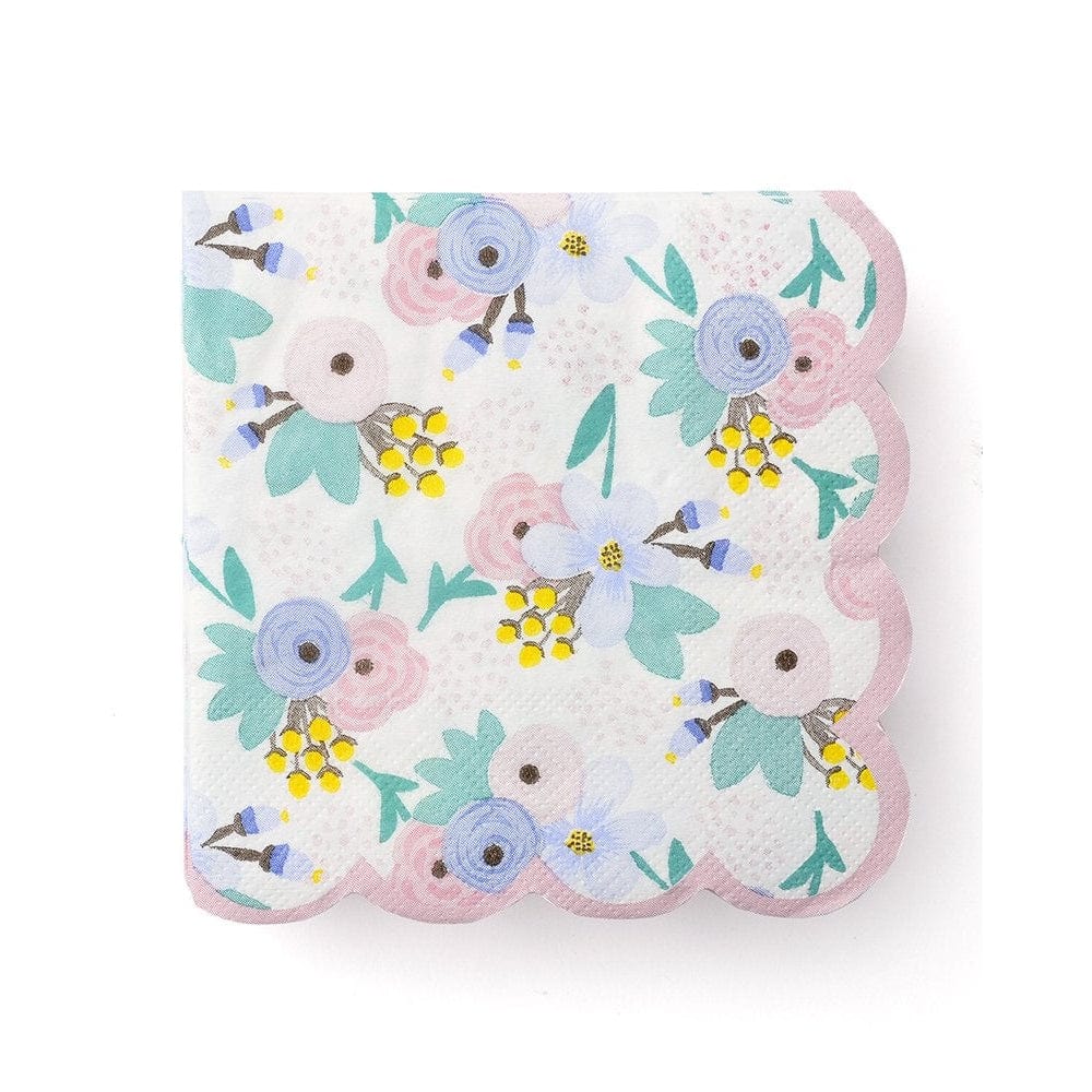 Pastel Floral Cocktail Napkins - 40 Count Gartner Studios Napkins 32518