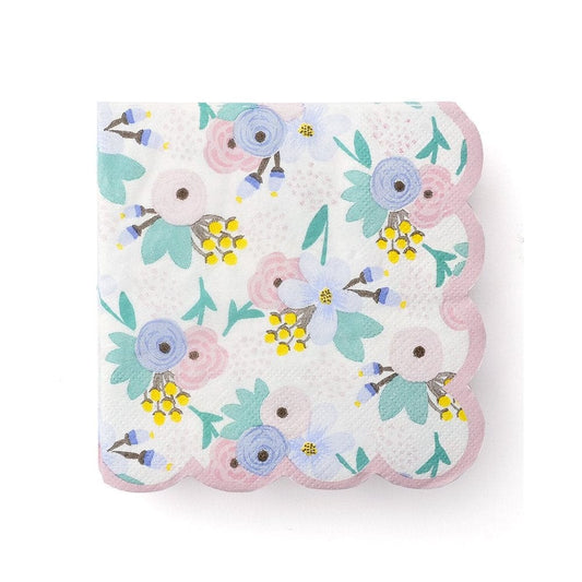Pastel Floral Cocktail Napkins - 40 Count Gartner Studios Napkins 32518