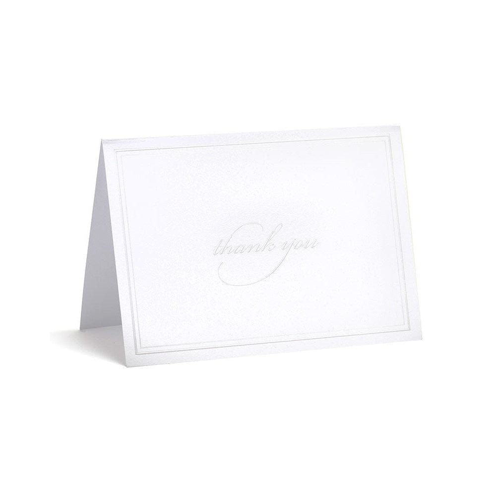 Pearl Border Thank You Cards White / 50 Gartner Studios Cards - Thank You 61506