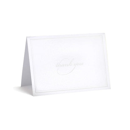 Pearl Border Thank You Cards White / 50 Gartner Studios Cards - Thank You 61506