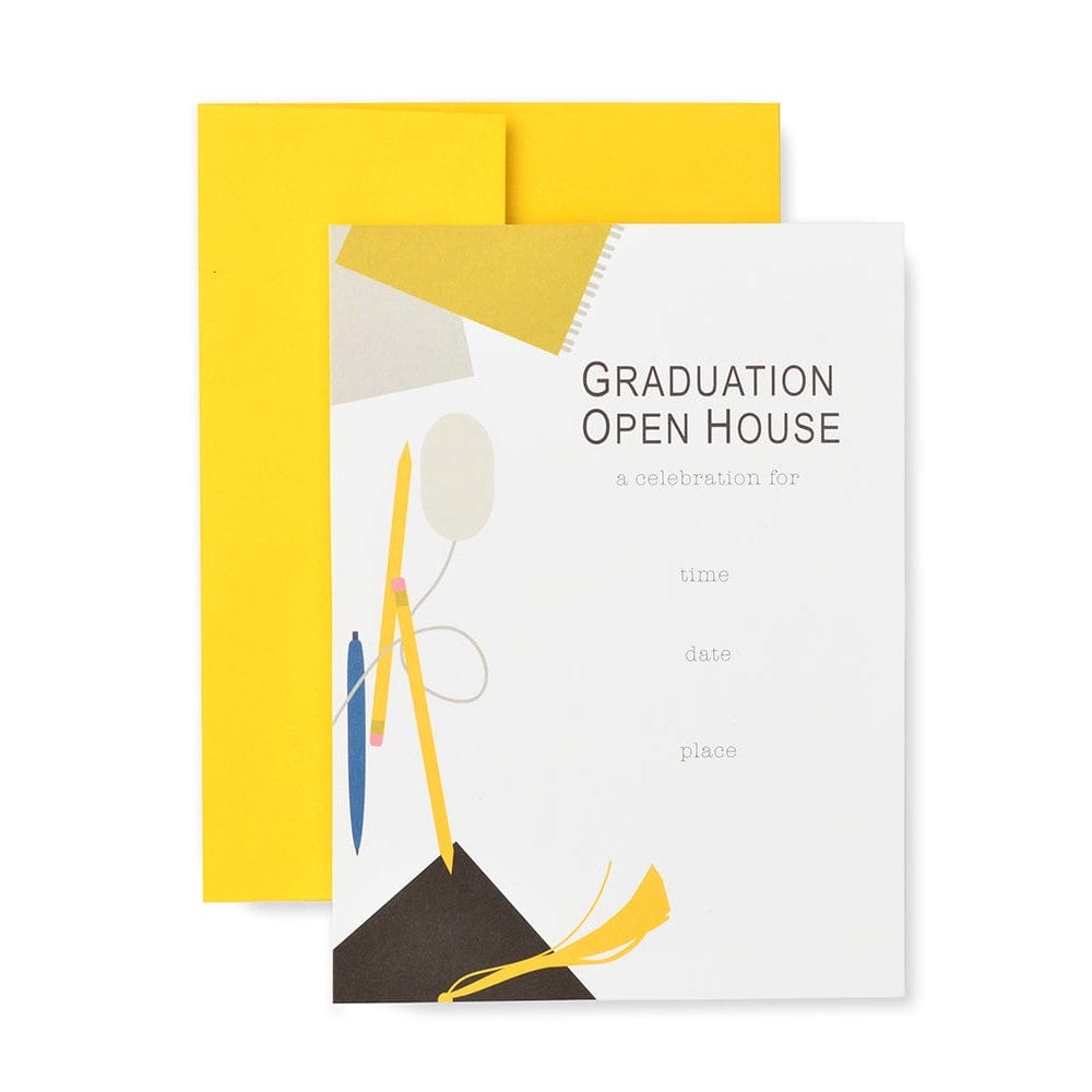 Pencil &amp; Mouse Write-In Graduation Invitation Gartner Studios Invitations 46427