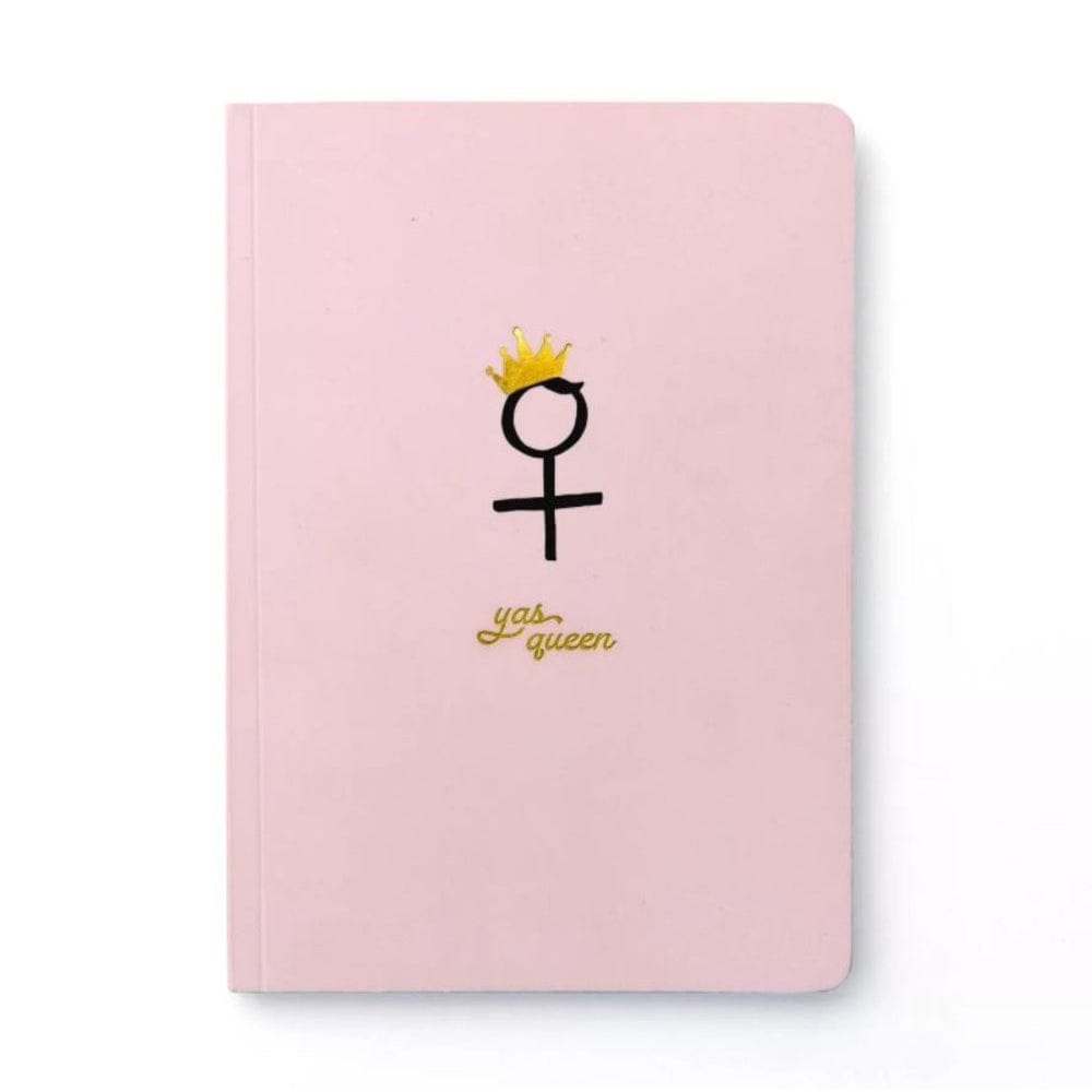 Pink And Gold Foil &#39;Yas Queen&#39; Journal Gartner Studios Journals 82648
