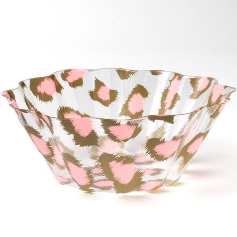 Pink Animal Print Party Bowl Gartner Studios Plates + Dishes 15100