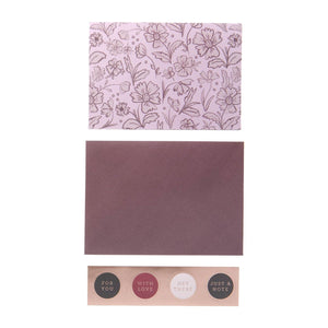 Pink Floral Notecards Gartner Studios Cards - Thank You 91465