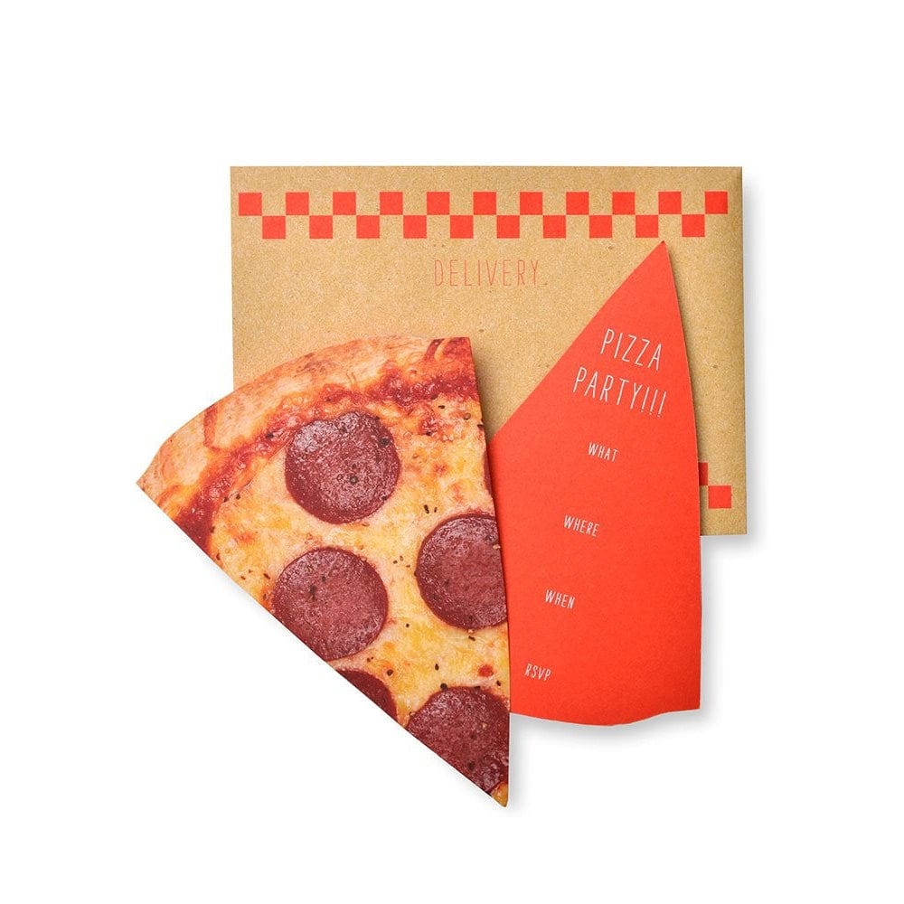 Pizza Slice Invitations Gartner Studios Invitations 63438