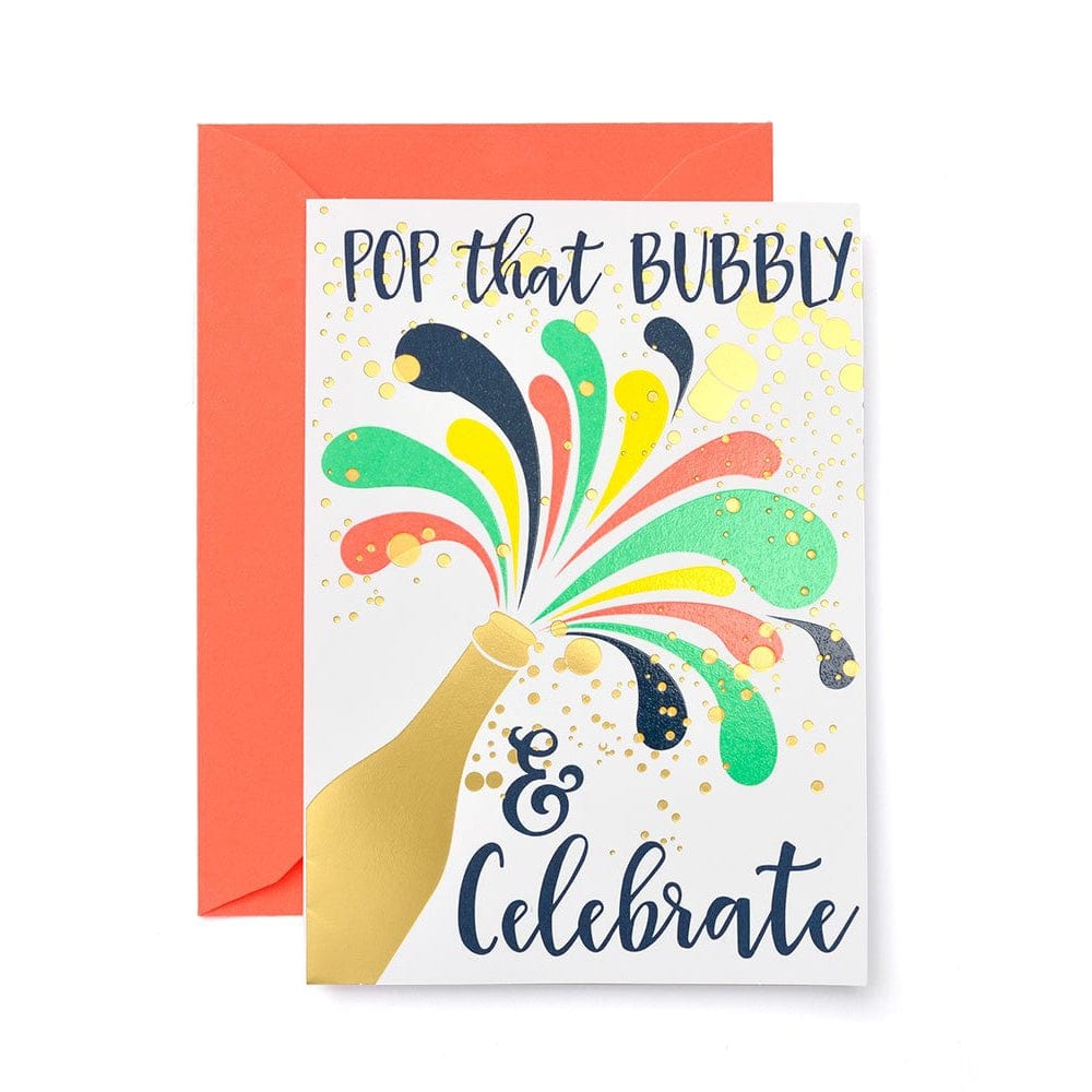 &#39;Pop That Bubbly&#39; Birthday Card With Gold Foil Gartner Studios Cards - Birthday 30500