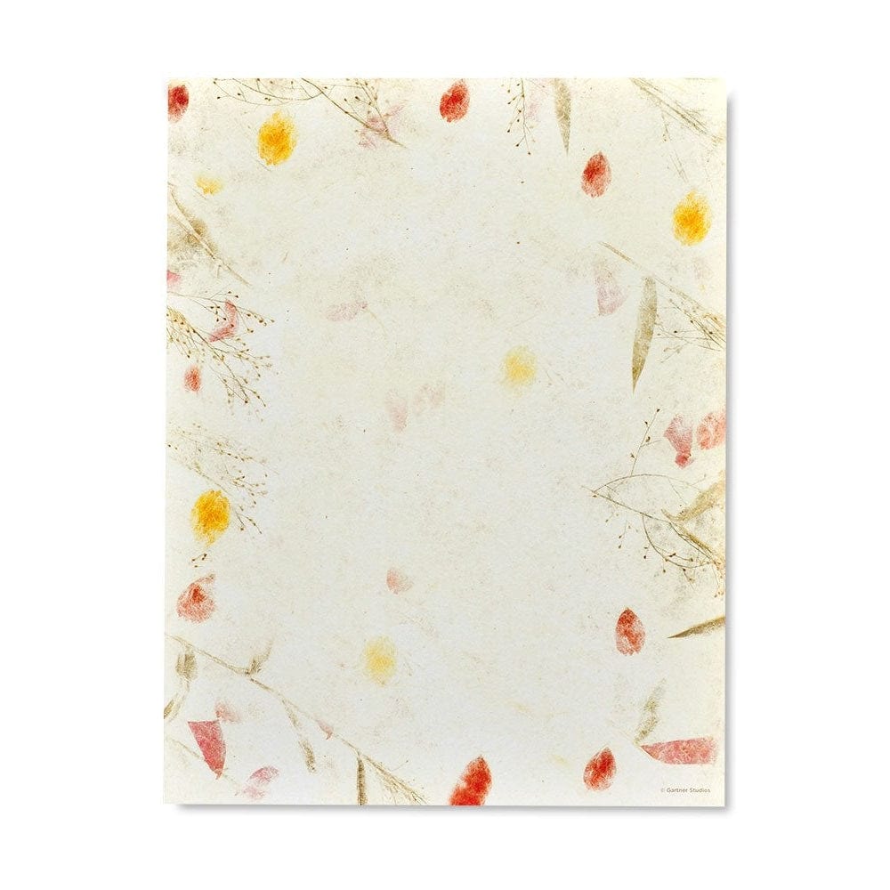 Pressed Floral Stationery Paper 100 Gartner Studios Stationery Paper 65466