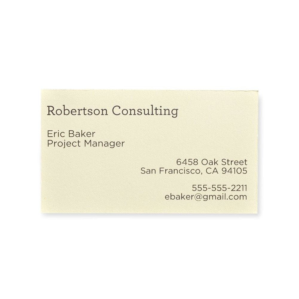 Print At Home Business Cards - 750 Count Ivory Gartner Studios Business Cards 65518
