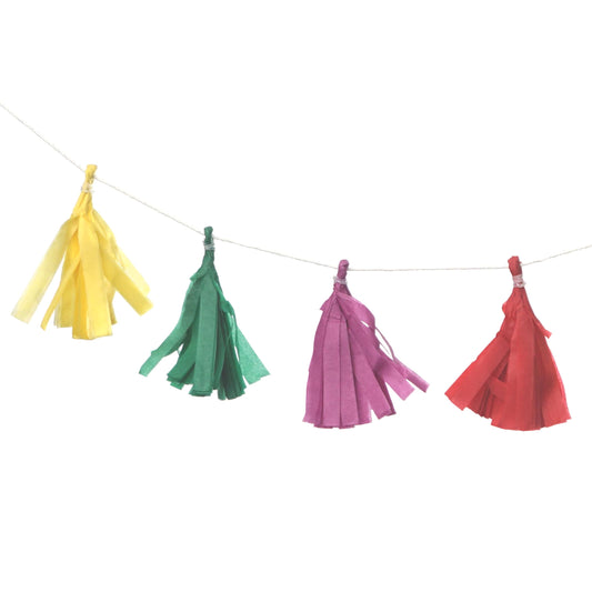 Rainbow Garland - Tissue Tassel Gartner Studios Garland 61253