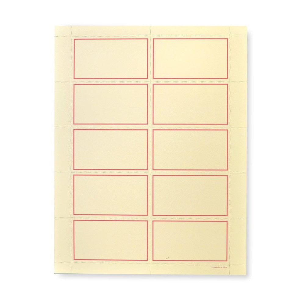 Business Card Border Template