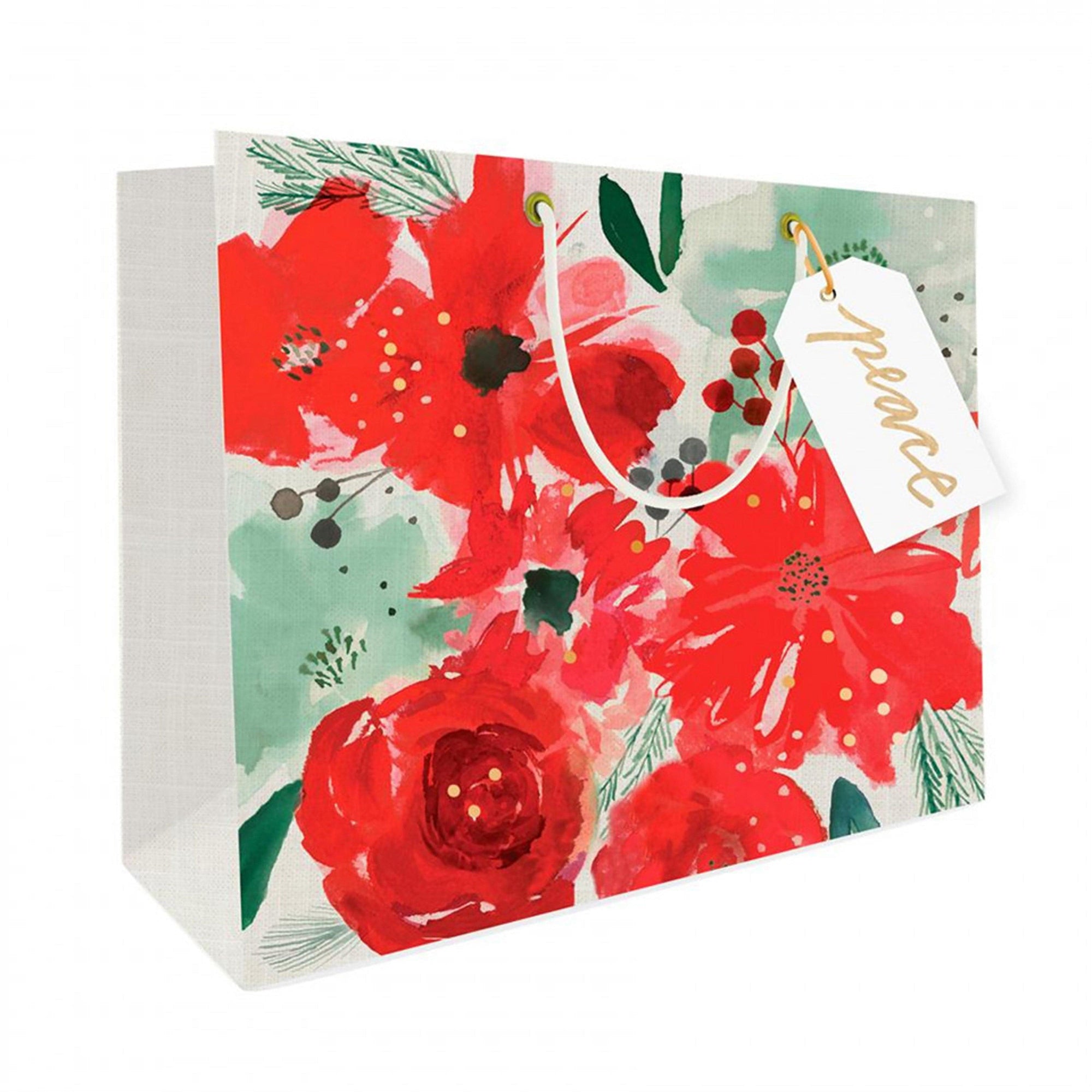 Red Floral Extra Large Gift Bag Gartner Studios Gift Bags 22808