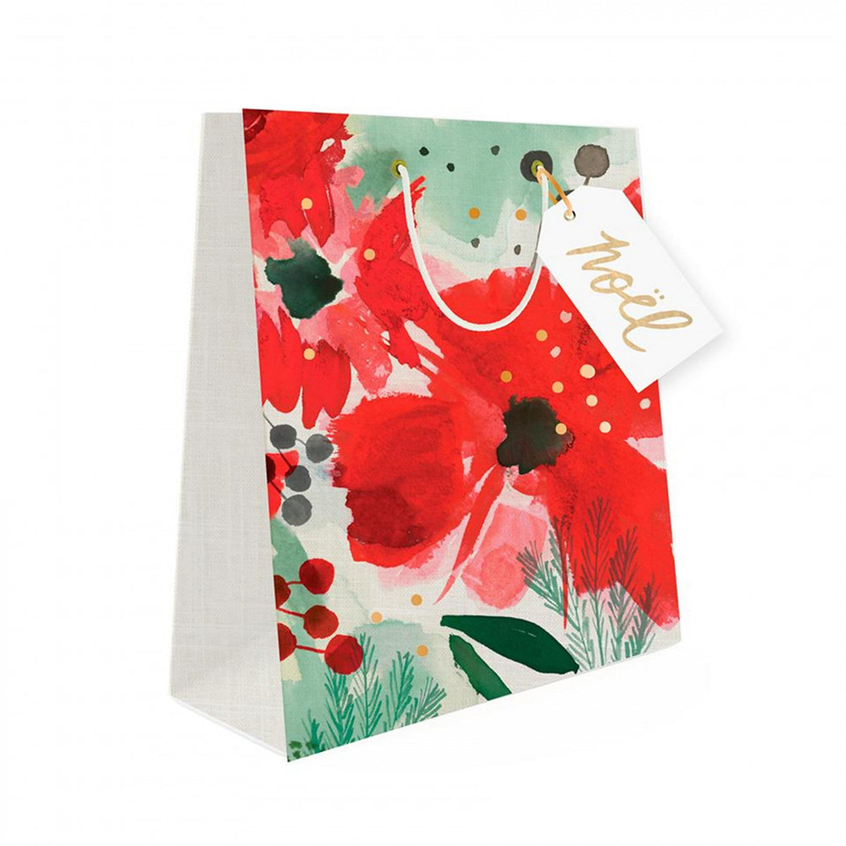 Red Floral Medium Gift Bag Gartner Studios Gift Bags 22810