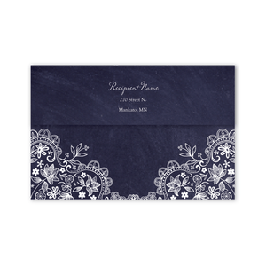 Rustic Lace All-in-One Wedding Invitation Gartner Studios All-in-One Wedding Invitation 98534