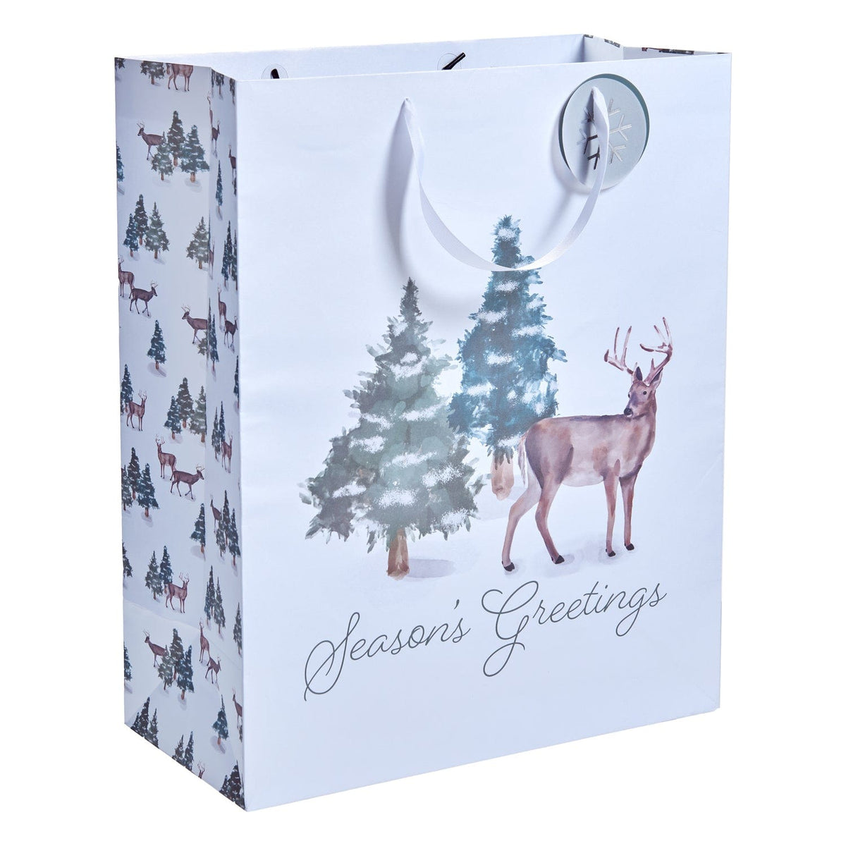 Season&#39;s Greetings Deer Jumbo Gift Bag Gartner Studios Gift Bags 97267