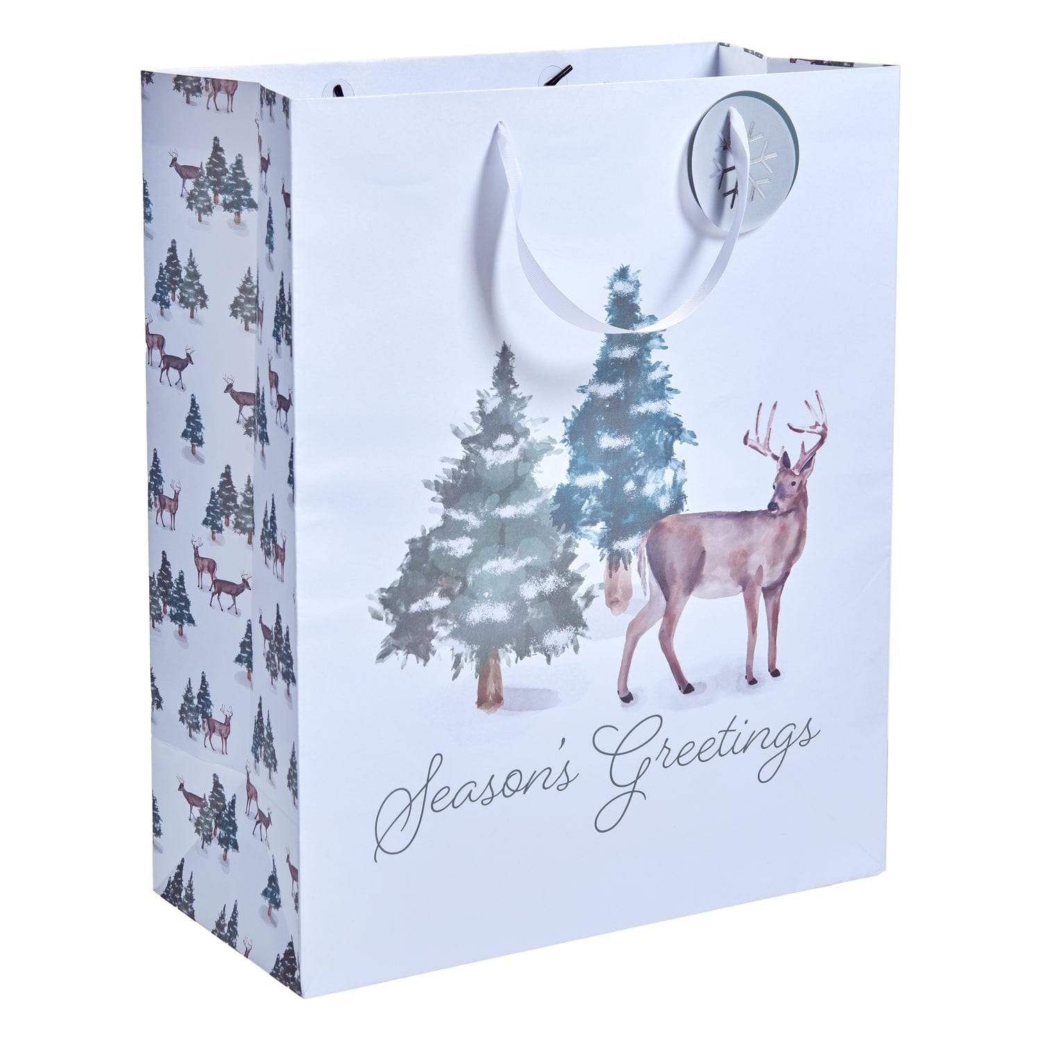 Season's Greetings Deer Jumbo Gift Bag Gartner Studios Gift Bags 97267