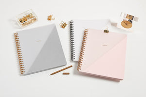 Signature Memo Notebook with Pocket - White russell + hazel Notebooks 88342