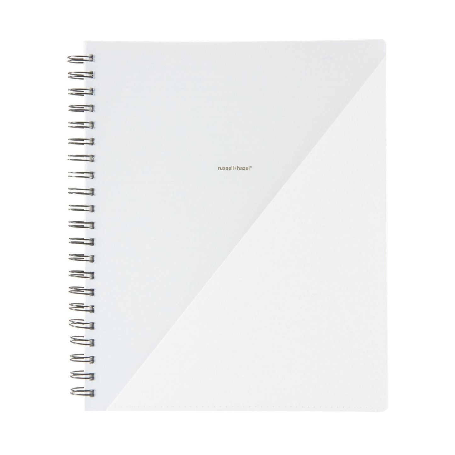 Signature Memo Notebook with Pocket - White russell + hazel Notebooks 88342