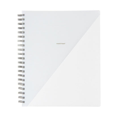 Signature Memo Notebook with Pocket - White russell + hazel Notebooks 88342