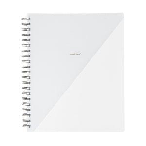 Signature Spiral Memo Notebook with Pocket - White russell+hazel Notebook 88342